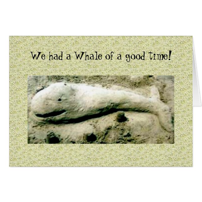 Kunstsculptuur van walviszand (Voorkant Horizontaal)