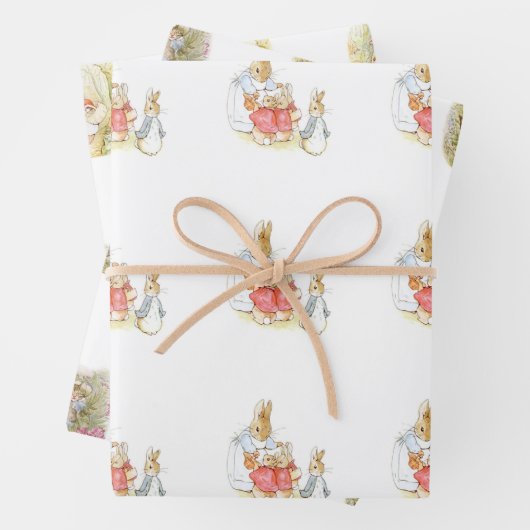 Kunstselectie van Beatrix Potter voor kinderen Inpakpapier Vel (In situ)