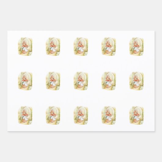 Kunstselectie van Beatrix Potter voor kinderen Inpakpapier Vel (Voorkant 3)