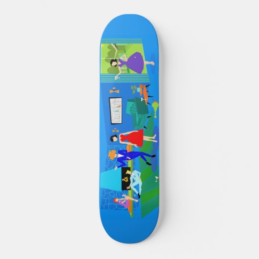 Kunstskateboard voor handpalmen persoonlijk skateboard (Voorkant)