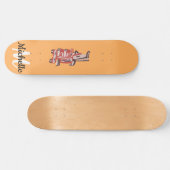 Kunstskateboarddeck - vos persoonlijk skateboard (Horizontaal)