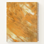 Kunstsketchbook naam gepersonaliseerd modern notitieboek (Achterkant)