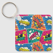 KunstSleutelhanger voor komische Pop Sleutelhanger (Voorkant)