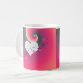 Kunstsnaren Romantisch design Koffiemok (Voorkant links)