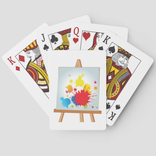 Kunstspeelkaarten voor Easel Pokerkaarten (Achterkant)
