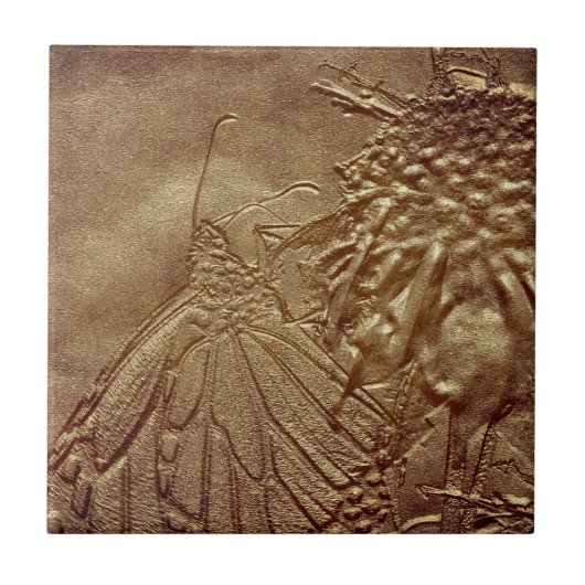 Kunststapel met getextureerde Natuur van gebotteld Tegeltje (Voorkant)