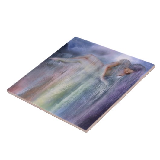 Kunststapel voor het helen van waters tegeltje (Zijkant)