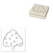 Kunststempel Apple Tree Rubberstempel (Gestempeld)
