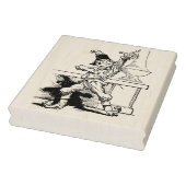 Kunststempel Dansscarecrow illustratie Rubberstempel (Stempel)