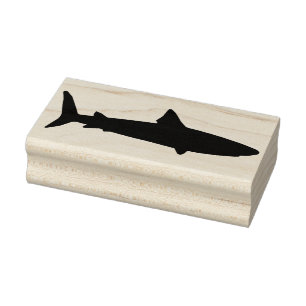 kunststempel haaien rubberstempel