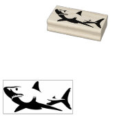 kunststempel haaien rubberstempel (Gestempeld)