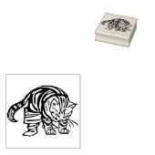 kunststempel kat op laarzen rubberstempel (Gestempeld)