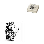 kunststempel leeuwenkop rubberstempel (Gestempeld)