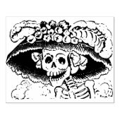 Kunststempel Mardi Gras skeleton afbeelding Rubberstempel (Afrduk)