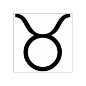 kunststempel taurus symbool rubberstempel (Afrduk)