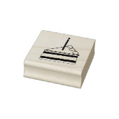 Kunststempel van de Birthday Cake Rubberstempel (Stempel)