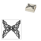 kunststempel van de knolvlieg van de keltische kno rubberstempel (Gestempeld)