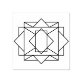 kunststempel van deco rubberstempel (Afrduk)