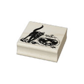 kunststempel van kat en pompoen rubberstempel (Stempel)