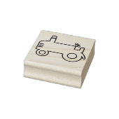 Kunststempel van trekker rubberstempel (Stempel)