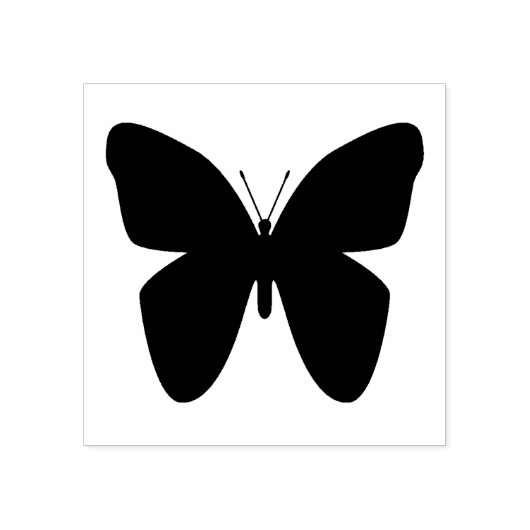 Kunststempel vliegende vlinder rubberstempel (Afrduk)