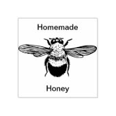 Kunststempel voor bijenhout rubberstempel (Afrduk)