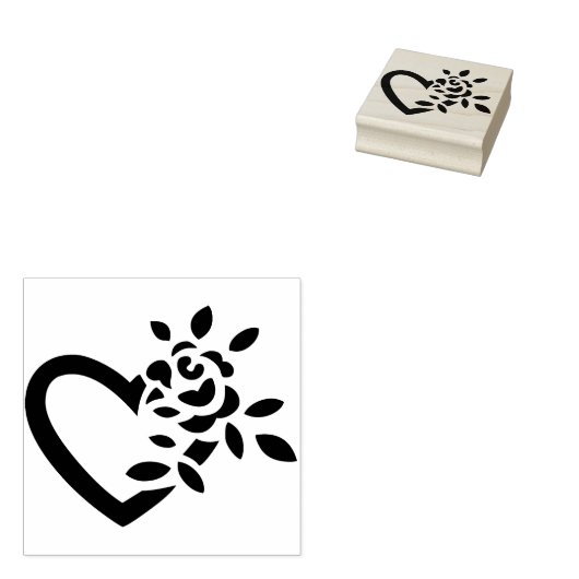 kunststempel voor bloem rubberstempel (Gestempeld)