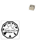 Kunststempel voor bordspelbemanning rubberstempel (Gestempeld)