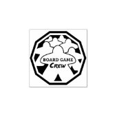 Kunststempel voor bordspelbemanning rubberstempel (Afrduk)