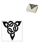 kunststempel voor celtic knot driehoek rubberstempel (Gestempeld)