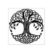 kunststempel voor celtic tree rubberstempel (Afrduk)