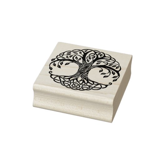 kunststempel voor celtic tree rubberstempel (Stempel)