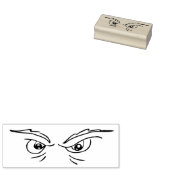 Kunststempel voor de afbeelding van de ogen rubberstempel (Gestempeld)