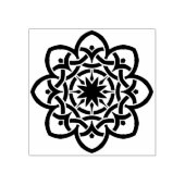 kunststempel voor de cellobloem rubberstempel (Afrduk)