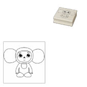 Kunststempel voor de illustratie van muizen rubberstempel (Gestempeld)