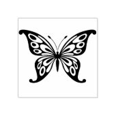 kunststempel voor de vlinderillustratie rubberstempel (Afrduk)