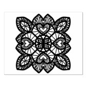 Kunststempel voor illustratiepatroon met loopvlakk rubberstempel (Afrduk)