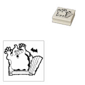 Kunststempel voor Keltische spookillustratie Rubberstempel (Gestempeld)