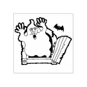 Kunststempel voor Keltische spookillustratie Rubberstempel (Afrduk)