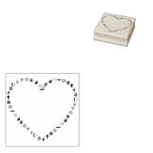 kunststempel voor religieus hart rubberstempel (Gestempeld)