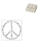 kunststempel voor religieuze vredessymbolen rubberstempel (Gestempeld)