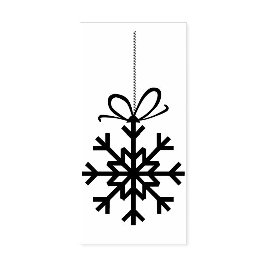 kunststempel voor snowflake rubberstempel (Afrduk)