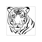 kunststempel voor tijgergezicht rubberstempel (Afrduk)