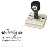 Kunststempels voor hout/Citaat Rubberstempel (Gestempeld)