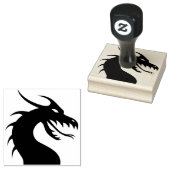 Kunststempels voor hout/draak rubberstempel (Gestempeld)