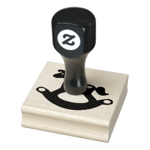 Kunststempels voor hout/Rocking Horse Rubberstempel
