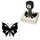 Kunststempels voor hout/vlinder3 rubberstempel (Gestempeld)