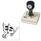 Kunststempels voor hout/vlinder rubberstempel (Gestempeld)