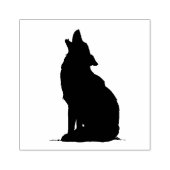 Kunststempels voor hout/Wolf2 Rubberstempel (Afrduk)