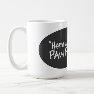Kunststijl pop - Hier gaan we naar Paw Paw Koffiemok